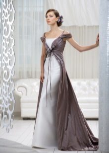 Taffeta Cape Dress