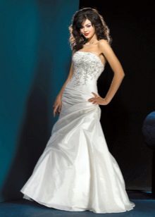 Taffeta Evening Dress Embroidered