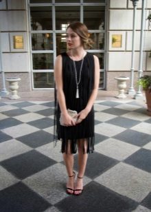 Fringed dress decoration