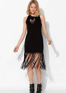 Fringed dress decoration