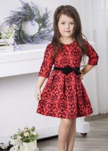 A-silhouette dress for girl 5 years