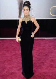 Dress from velor evening long