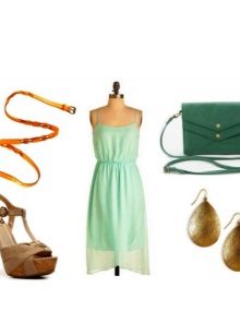 Accessories to the lime dress