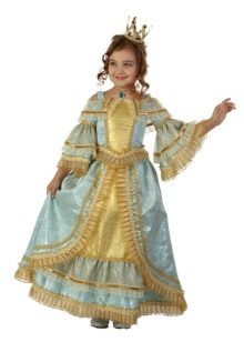 Chic New Year's magnificent historical dress for the girl