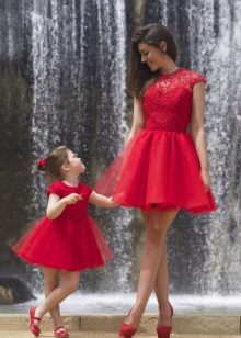 Smart magnificent Family look dress for the girl