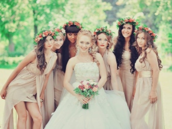 Ivory bridesmaid dresses