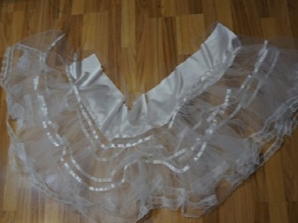 Petticoat with satin yoke