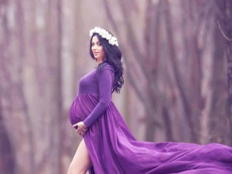 Purple dress for pregnant for rent for a photo shoot