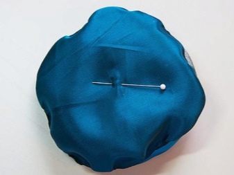 Anchoring Organza Flower Layers