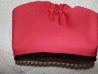 Sewing sleeves on a dress - step 4