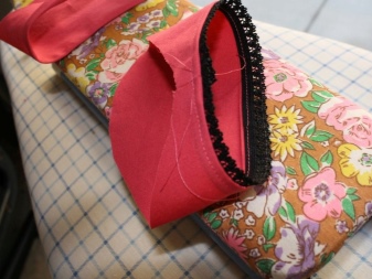 Sewing sleeves on dress - step 3