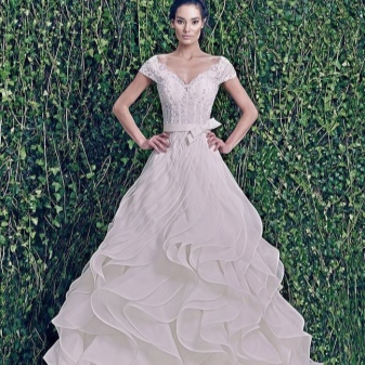 Wedding dress with drapery from ZUHAIR MURAD