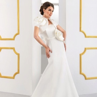 Wedding dress with a bolero