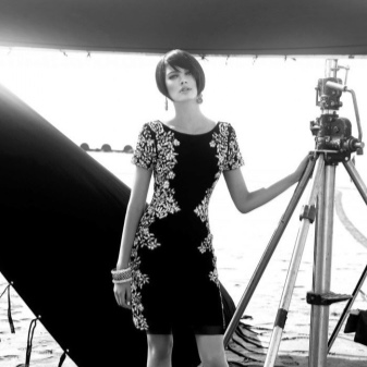 Evening dress Carla Ruiz with flowers