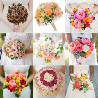 Wedding bouquet under ayvor dress