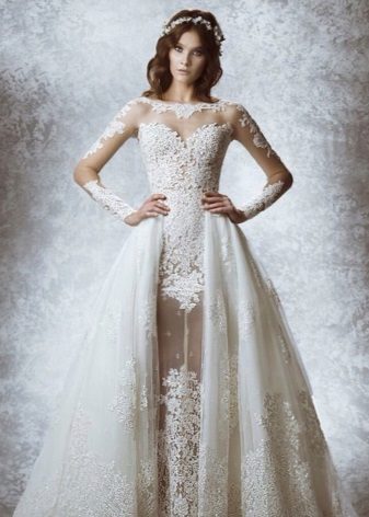 Wedding dress-transformer from Zuhair Murad