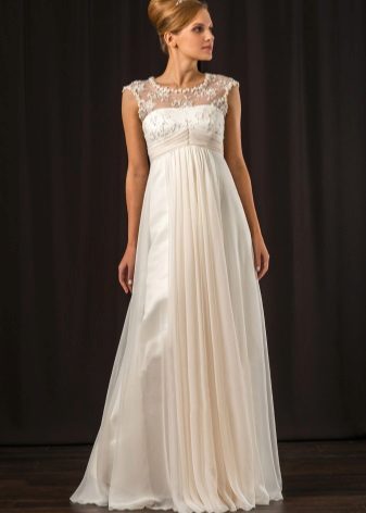Empire Empire Lace Wedding Dress