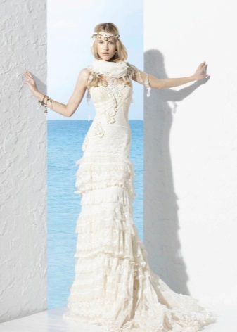 Wedding dress in the style of boho by YolanCris