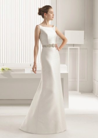 Rosa Clar wedding dress with patch skirt