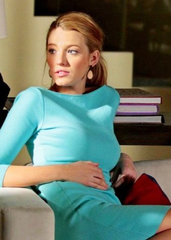 Warm turquoise dress