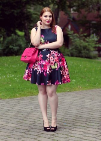 Short dress for fat belly