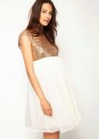 A-neck dress for pregnant women