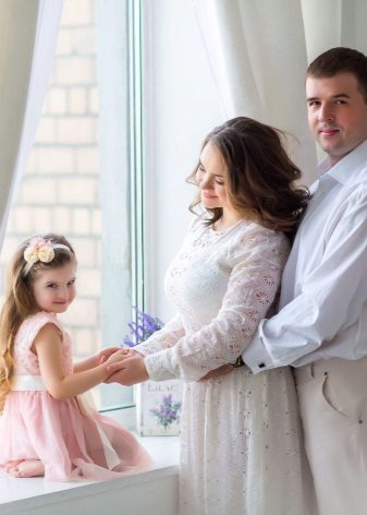 Beautiful elegant dress for pregnant