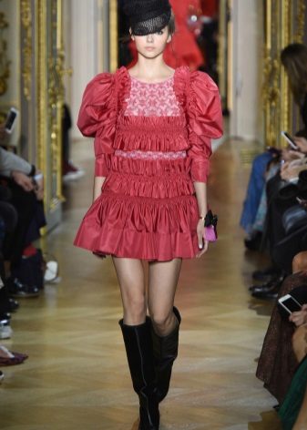 Red dress from Ulyana Sergeenko