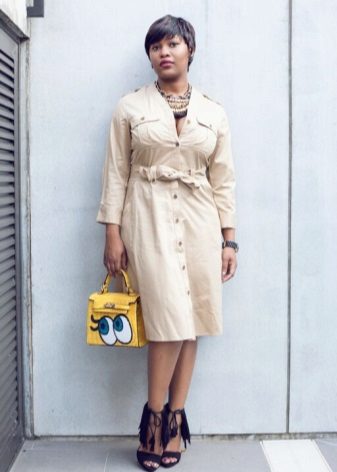 Dressing gown in safari style