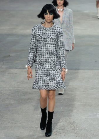 Chanel tweed dress