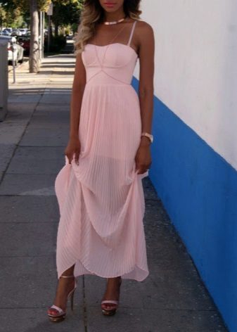 Shoes for a long dress