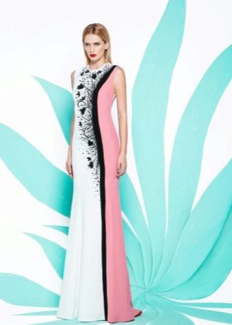 White and pink dress