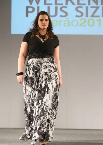 The long combined knitted dress in a floor for full