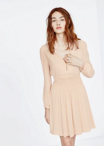 Dress made of viscose and care for him