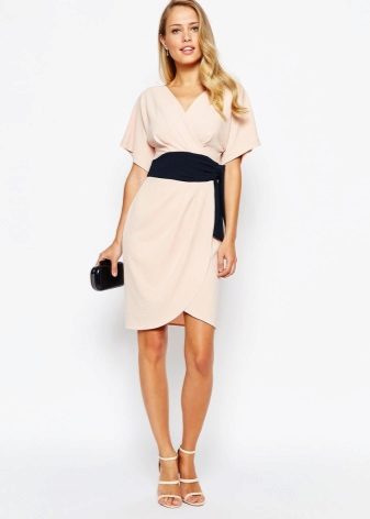 Clutch To Pink Kimono Dress