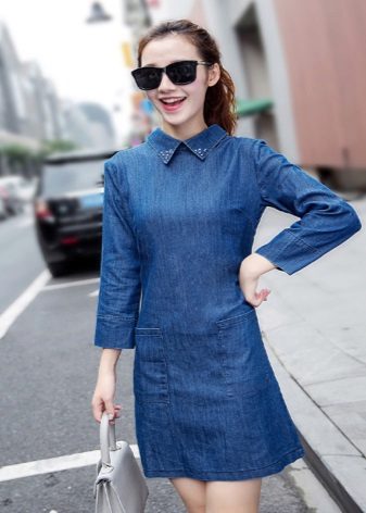 Zip-up polo dress and accessories