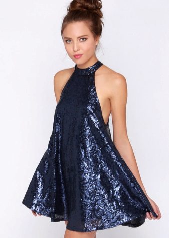 Dress with sequins