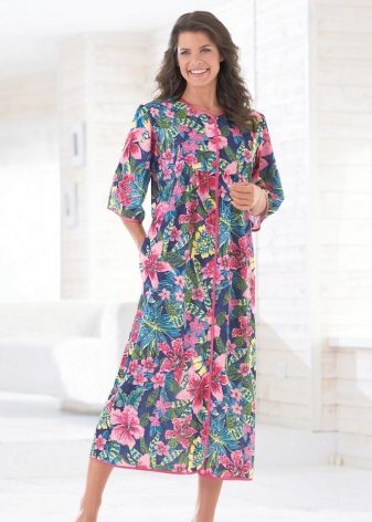 Long home dressing gown