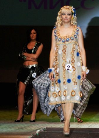 Dress from bagels