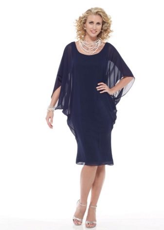 Blue dress bat medium length