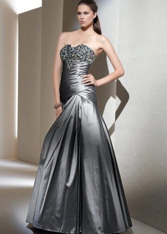 Low Waist Bustier Gown