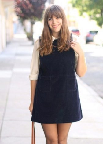 Short dress-dress for full