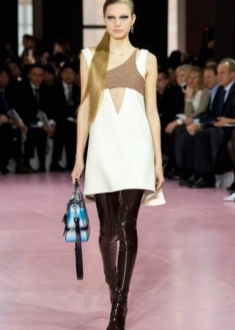 Bag to a short dress-tunic