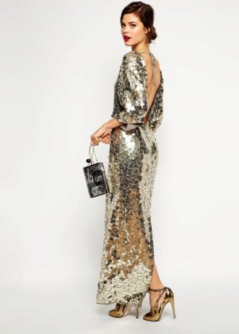 Brilliant dress to the floor