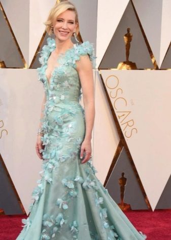 Fashionable dress 2016 with ruffles and ruffles