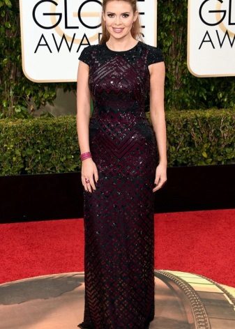 Fashionable long dress of autumn-winter 2016