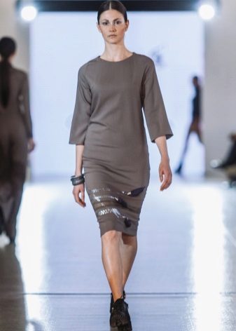 Fashionable knitted dress for fall-winter 2016