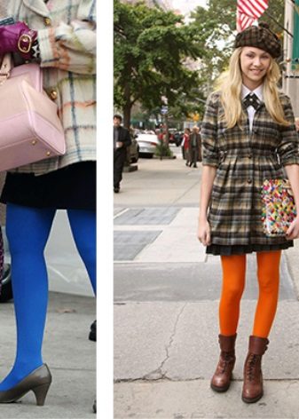 Bright tights for teens