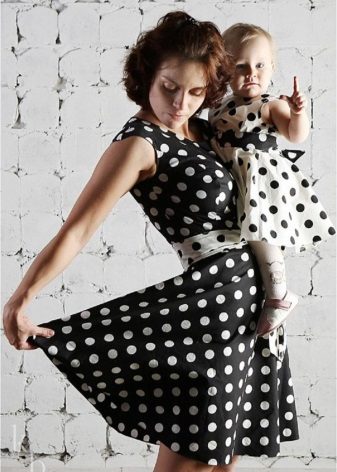 knit dresses polka dots