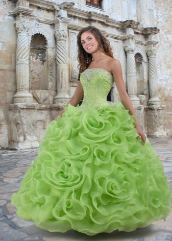 salad dress of organza